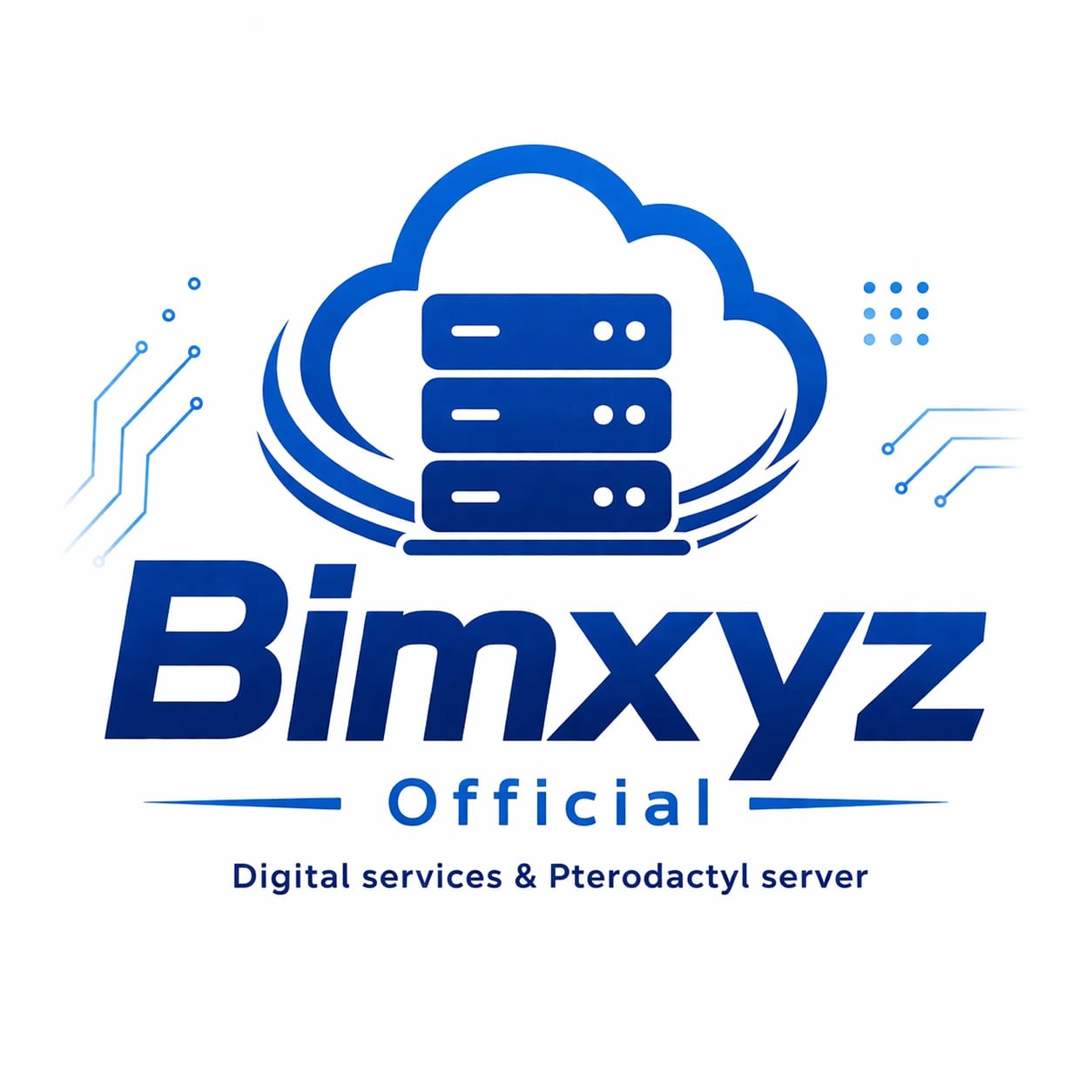 Logo Bimxyz Official - Penyedia Layanan Hosting Profesional